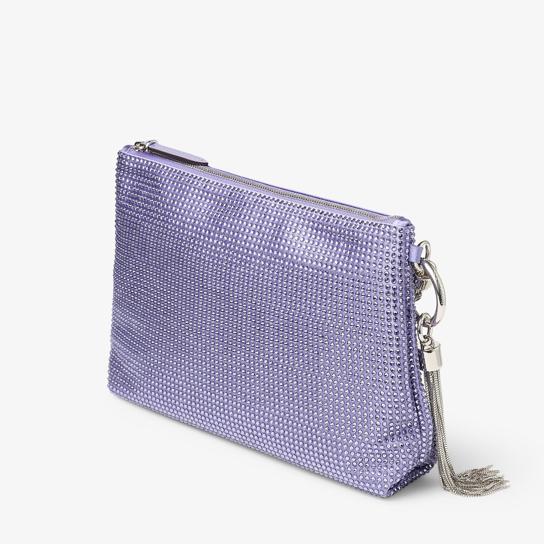 Callie
Tanzanite Satin Crystal Clutch Bag - 3