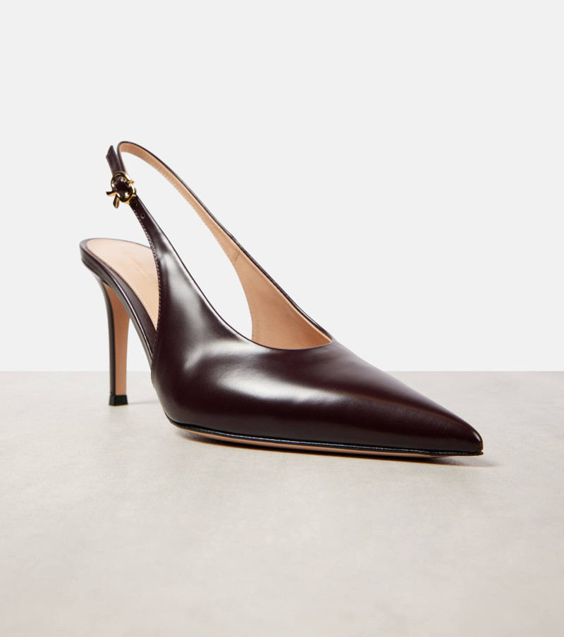 Robbie 85 patent leather slingback pumps 5