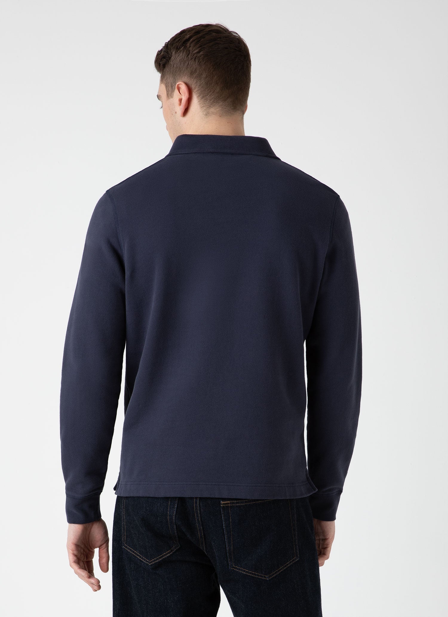 Zip Polo Loopback Sweatshirt - 5