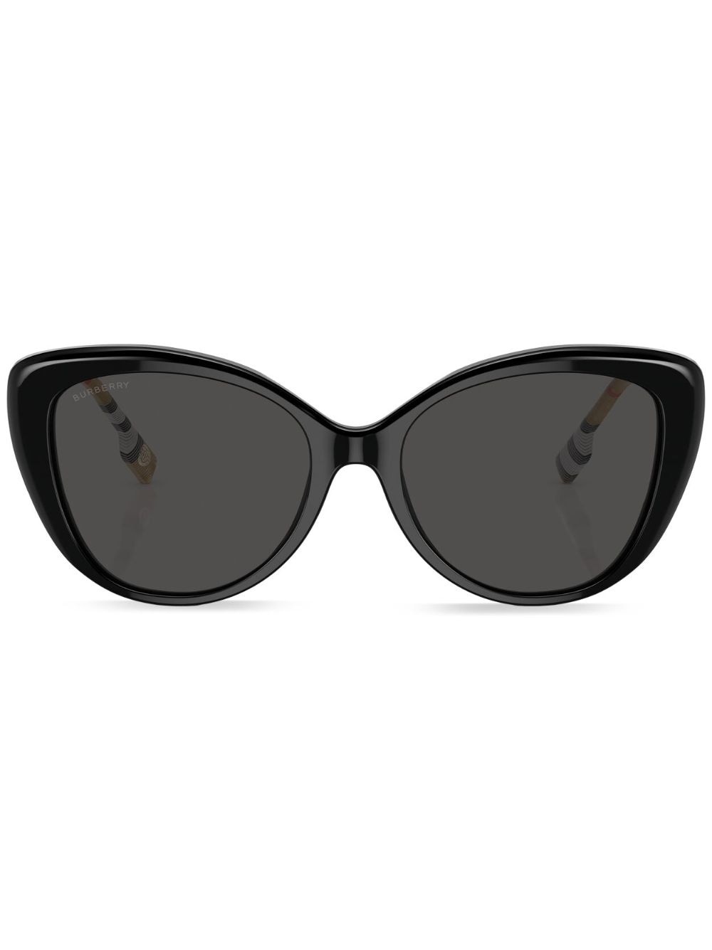 Vintage-check cat-eye sunglasses - 1