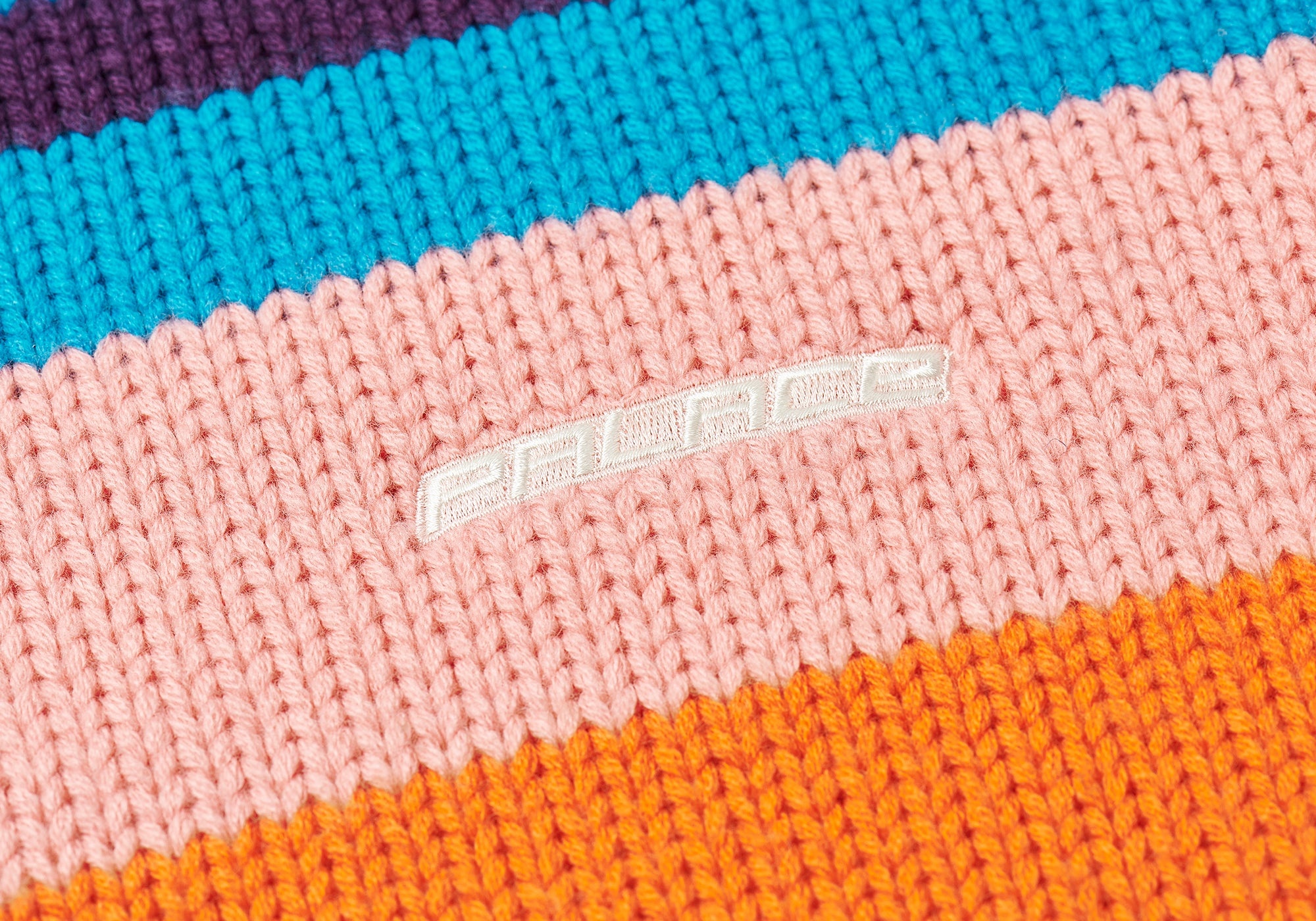 HEAVY STRIPE KNIT ORANGE - 3