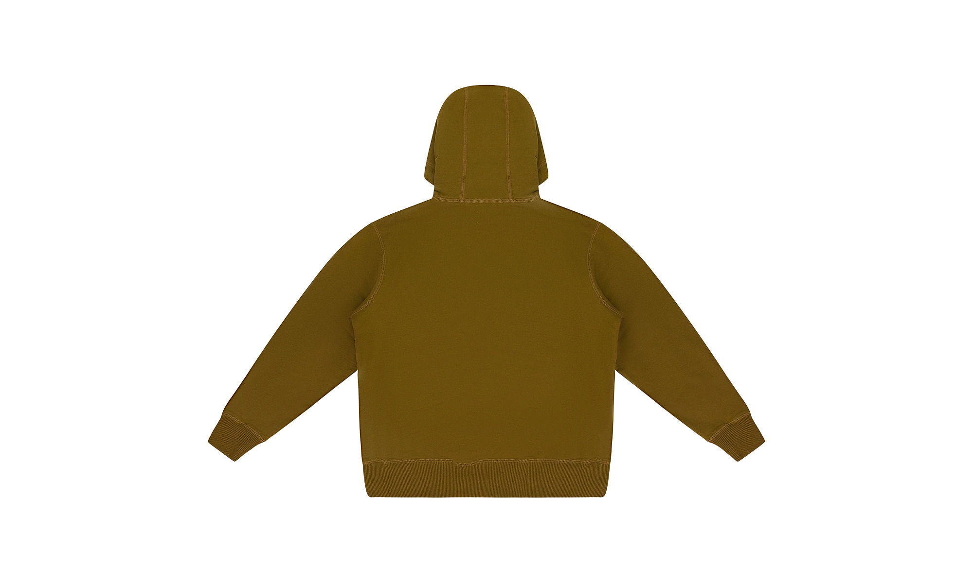 STACKED LOGO HOODIE "Brown" - 2