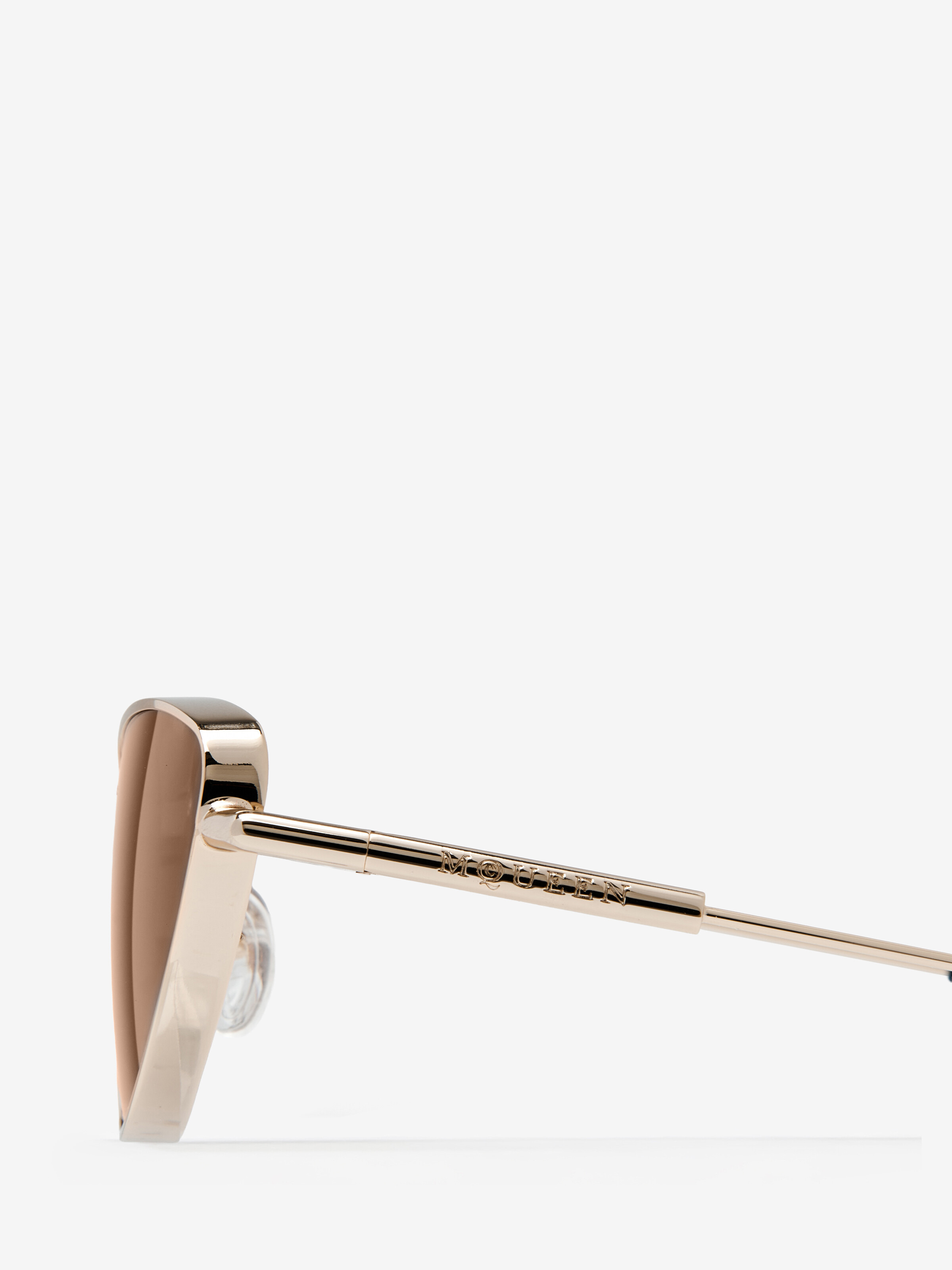 Metal T-bar Soft Cat-eye Sunglasses - 5