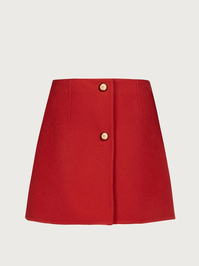 CASHMERE BLEND MINI SKIRT 1
