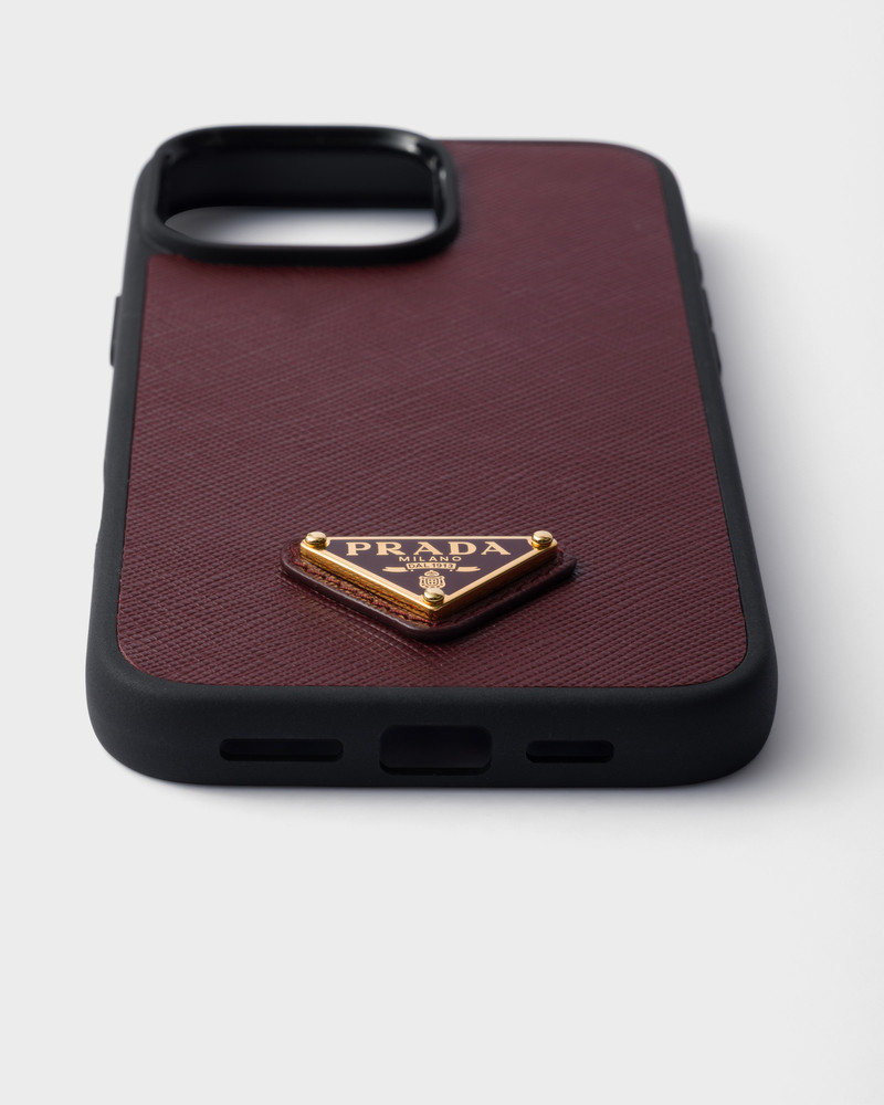 Prada Saffiano leather case for iPhone 16 Pro Max outlook