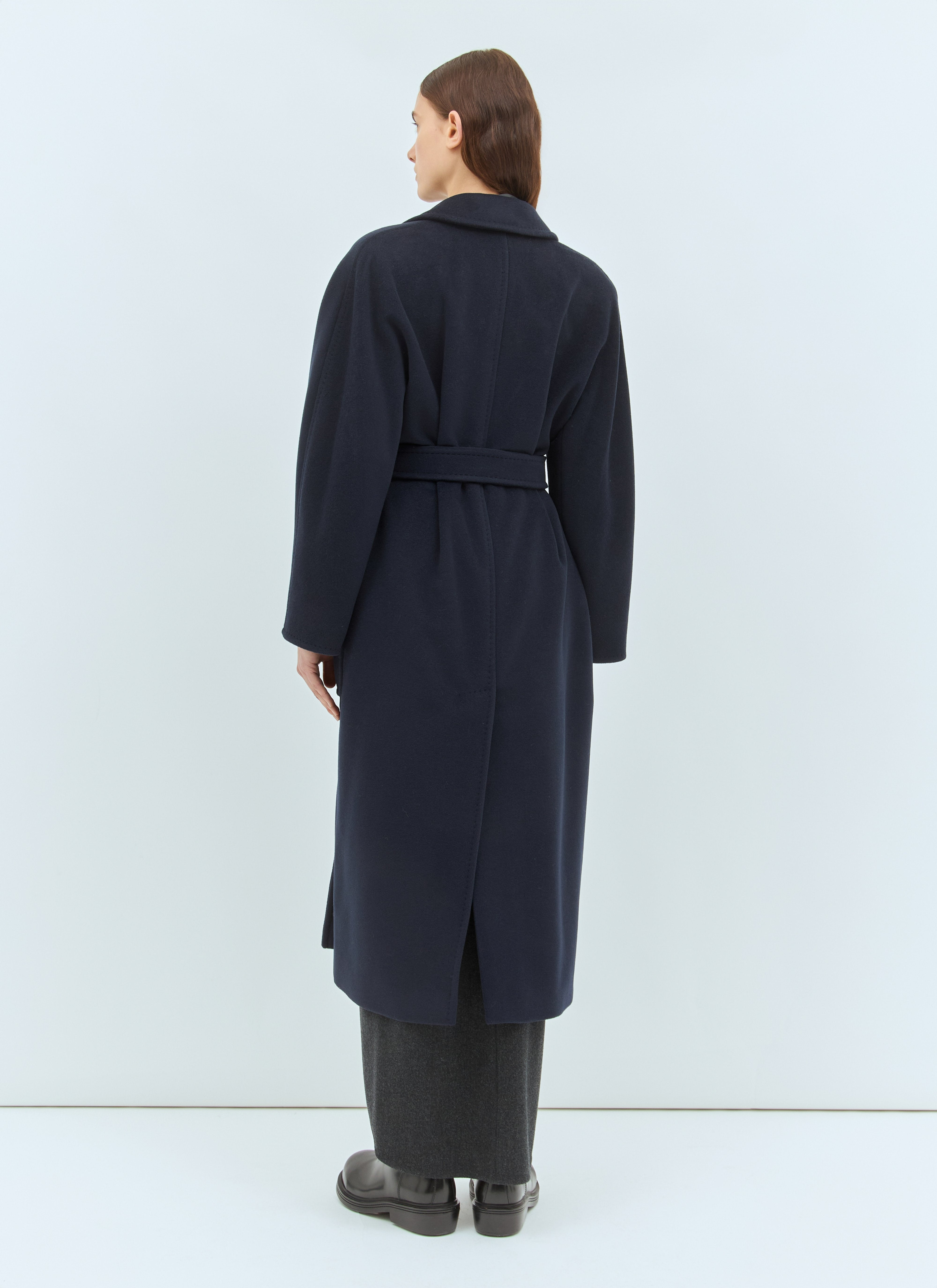 Max Mara Women Wool And Cashmere Robe Coat - 5