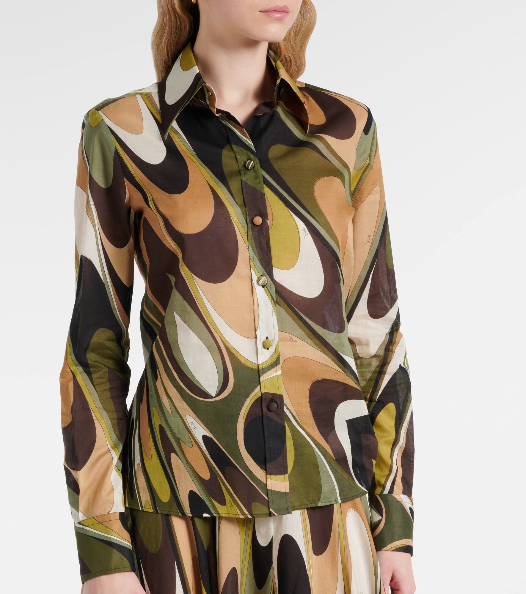Onde cotton muslin shirt - 5