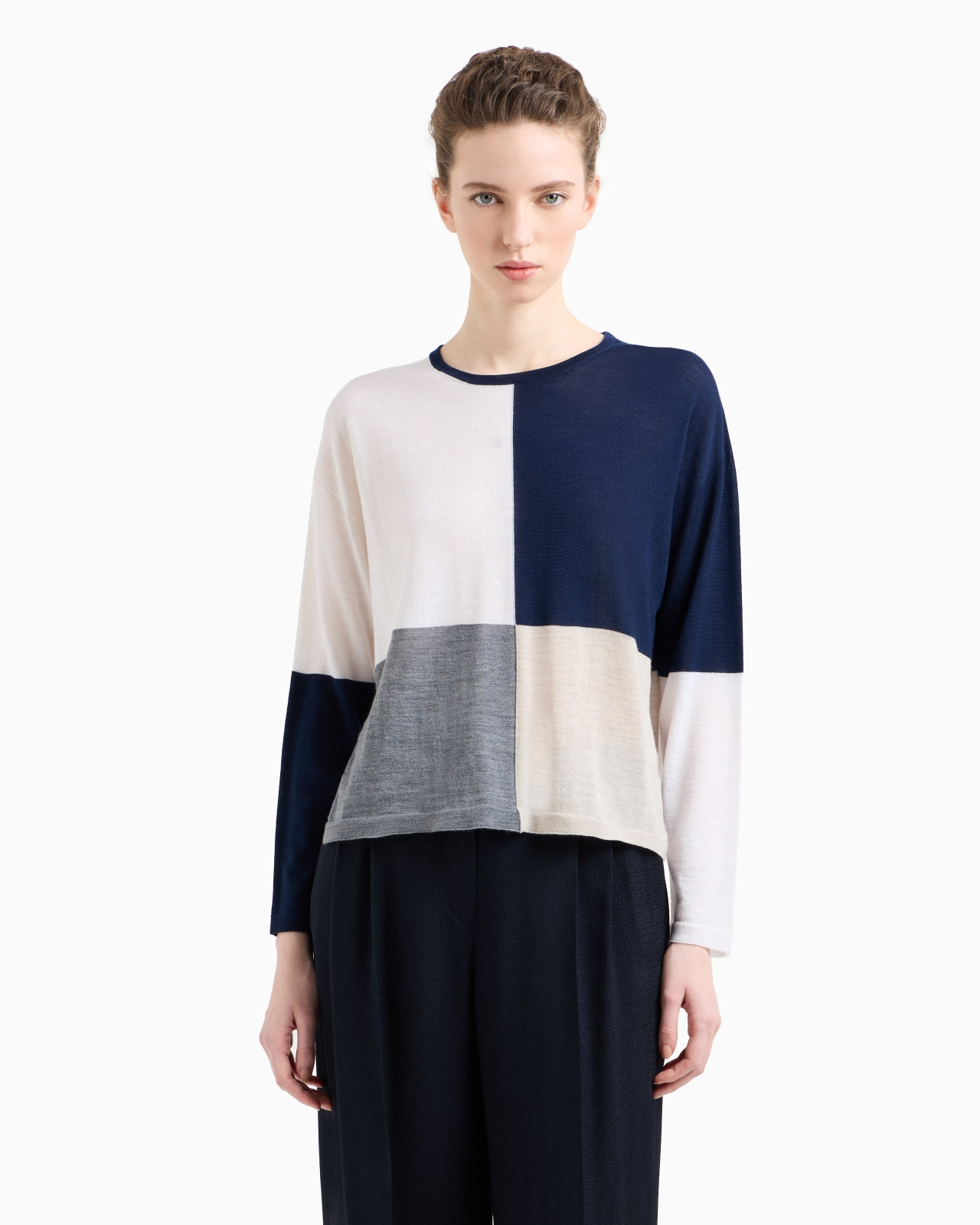 ICON WOOL JUMPER WITH INTARSIA - 4