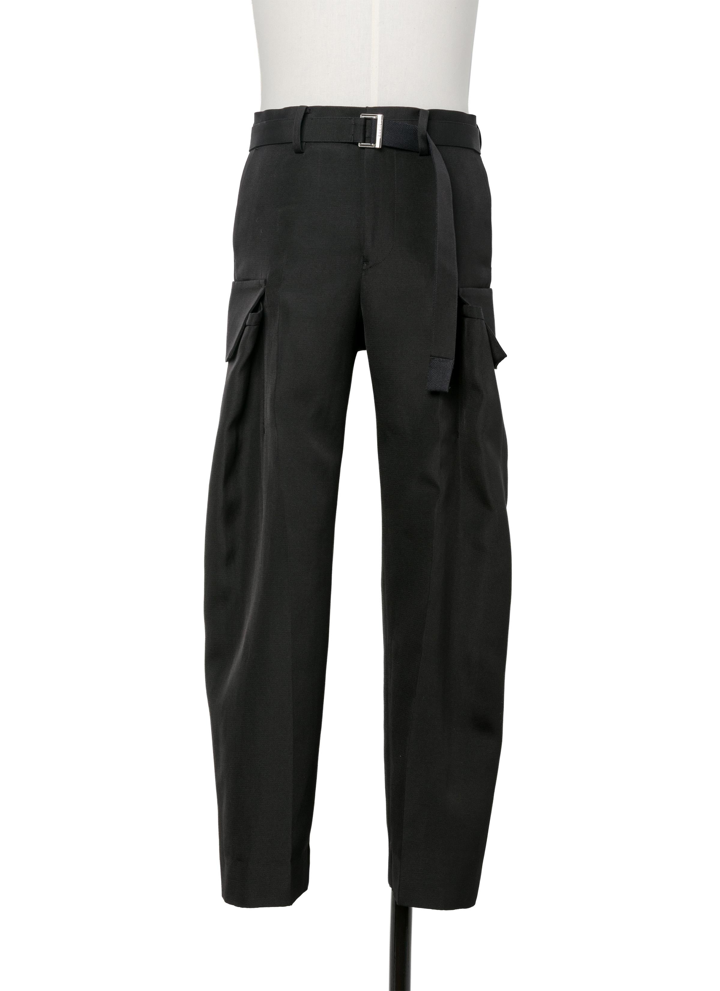 Double-Faced Silk Cotton Pants - 3