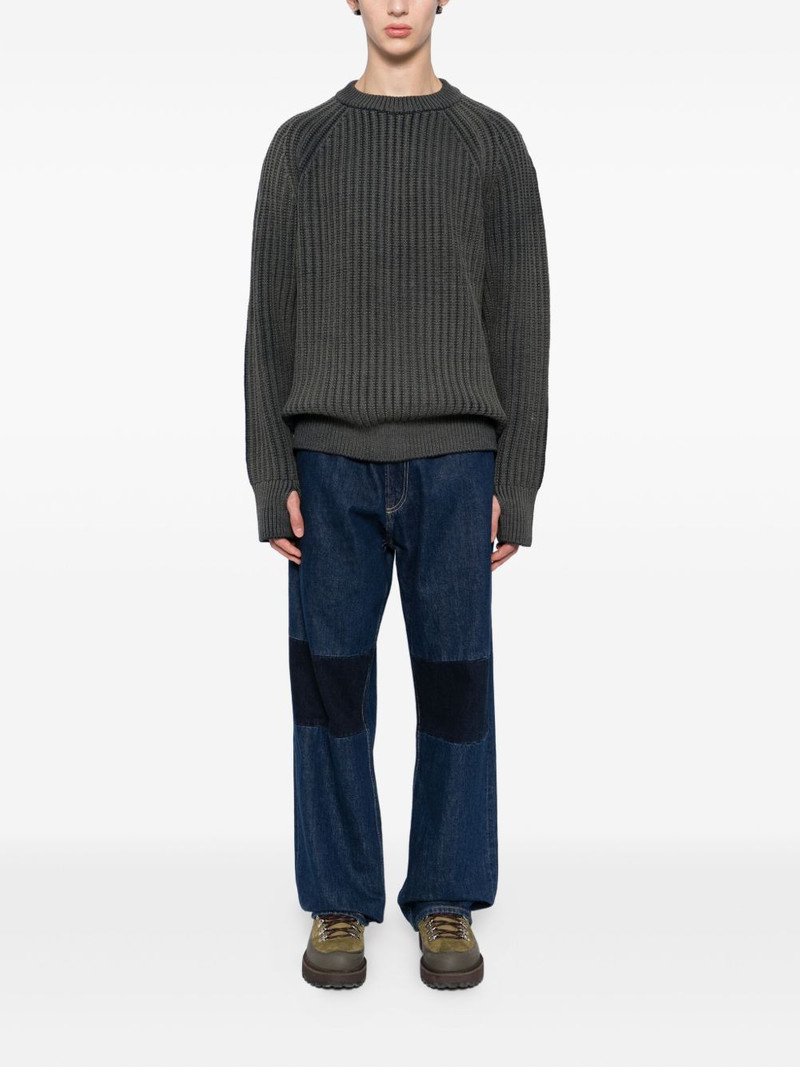 Junya Watanabe MAN ribbed-knit jumper outlook