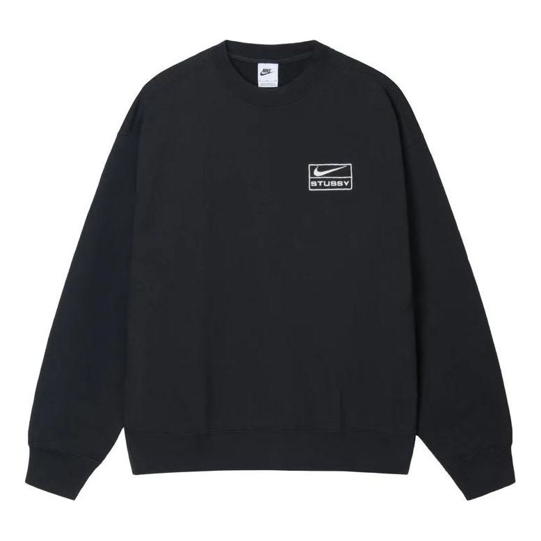 Nike Wash Crew Fleece x Stussy (Asia Sizing) 'Black' DO5311-010 - 1