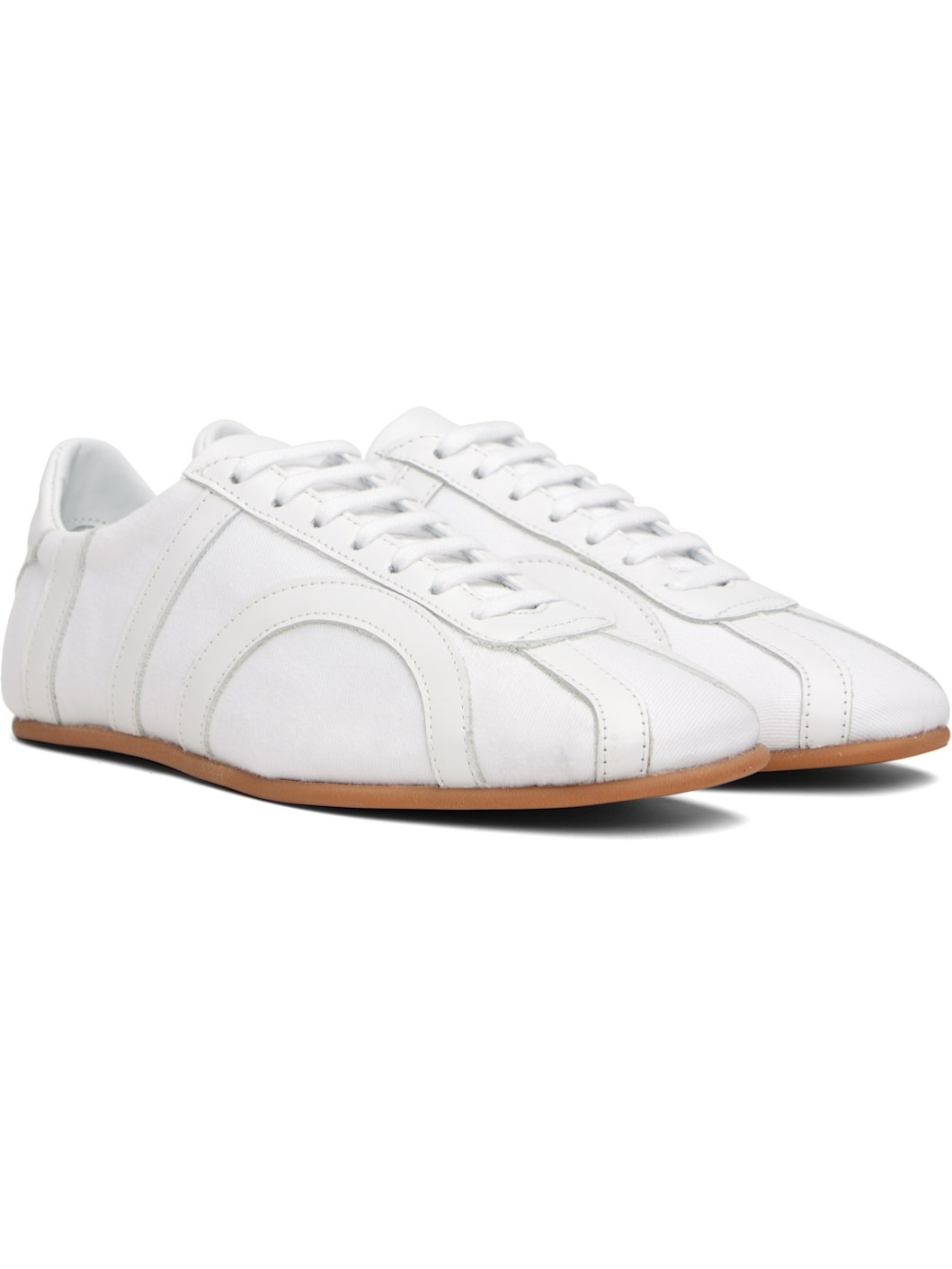 White Canvas Sneakers - 4