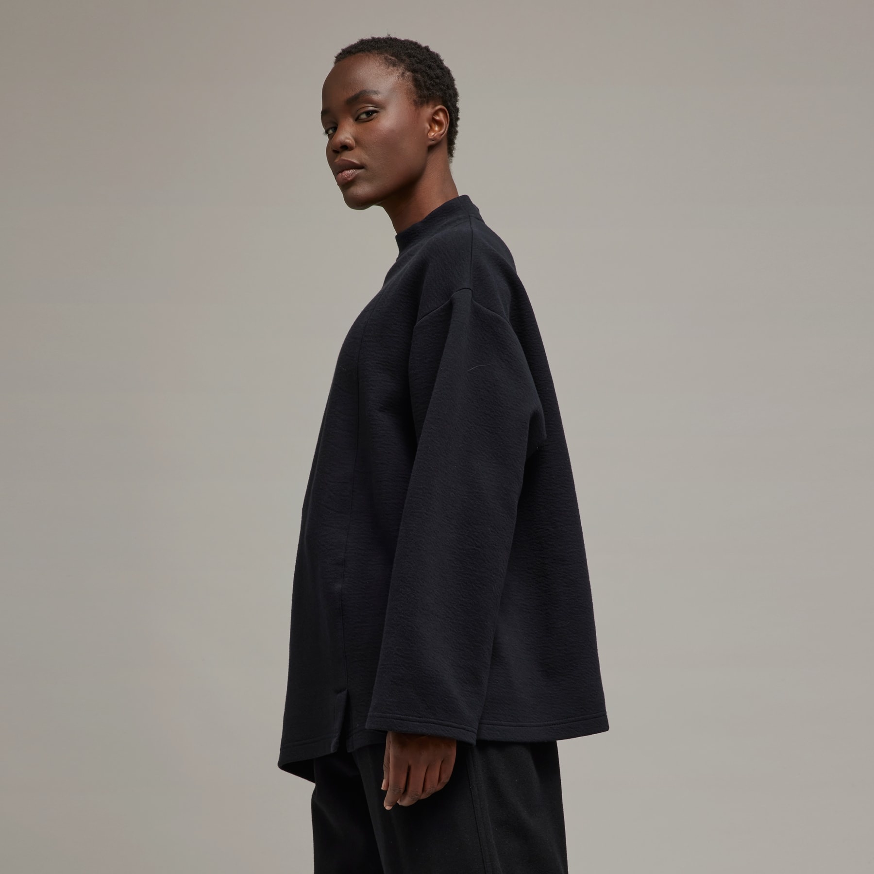 Y-3 Natural Spacer Loose Long Sleeve Tee - 4