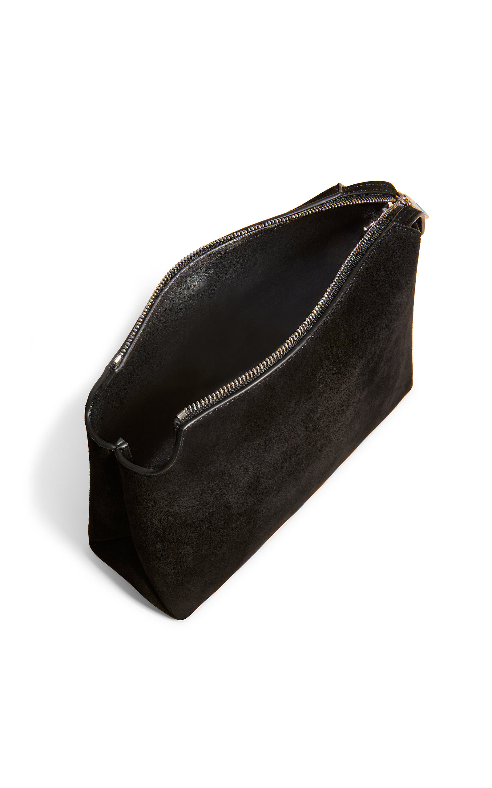 Lina Medium Suede Crossbody Bag black - 5