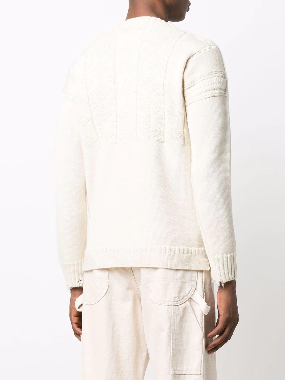 crew-neck knit jumper - 4