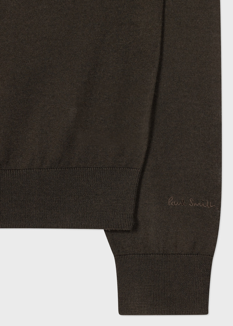 Paul Smith Merino Wool Half Zip Sweater outlook