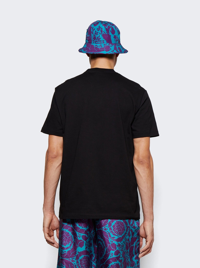 Barocco Silhouette Logo T-shirt Black 5