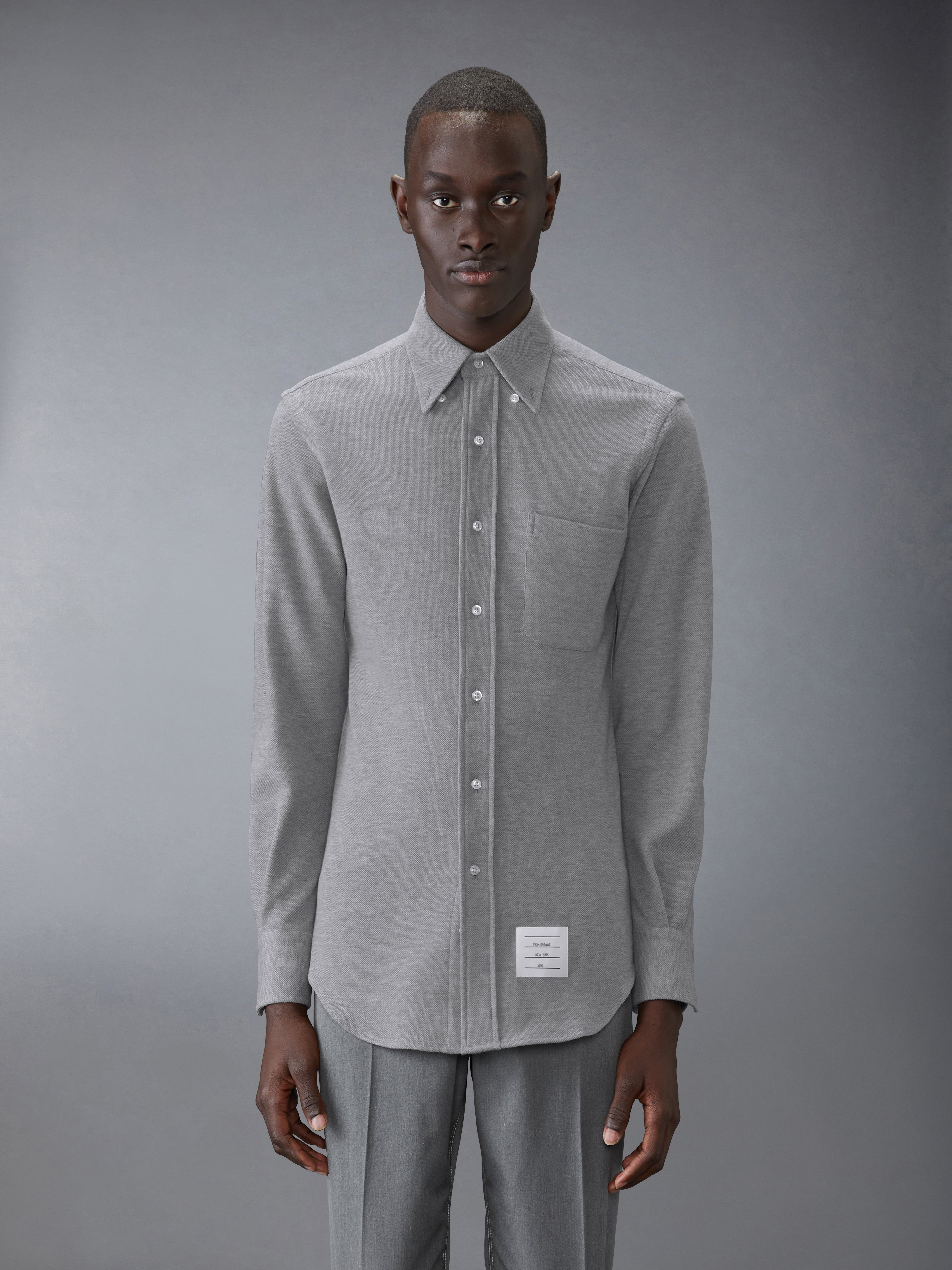 Classic Pique Straight Fit Shirt - 3