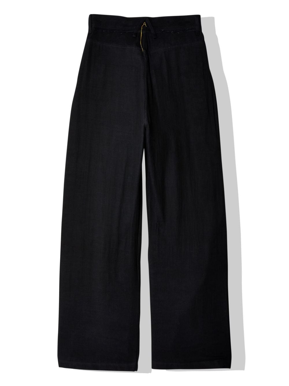 wide-leg cotton trousers - 2