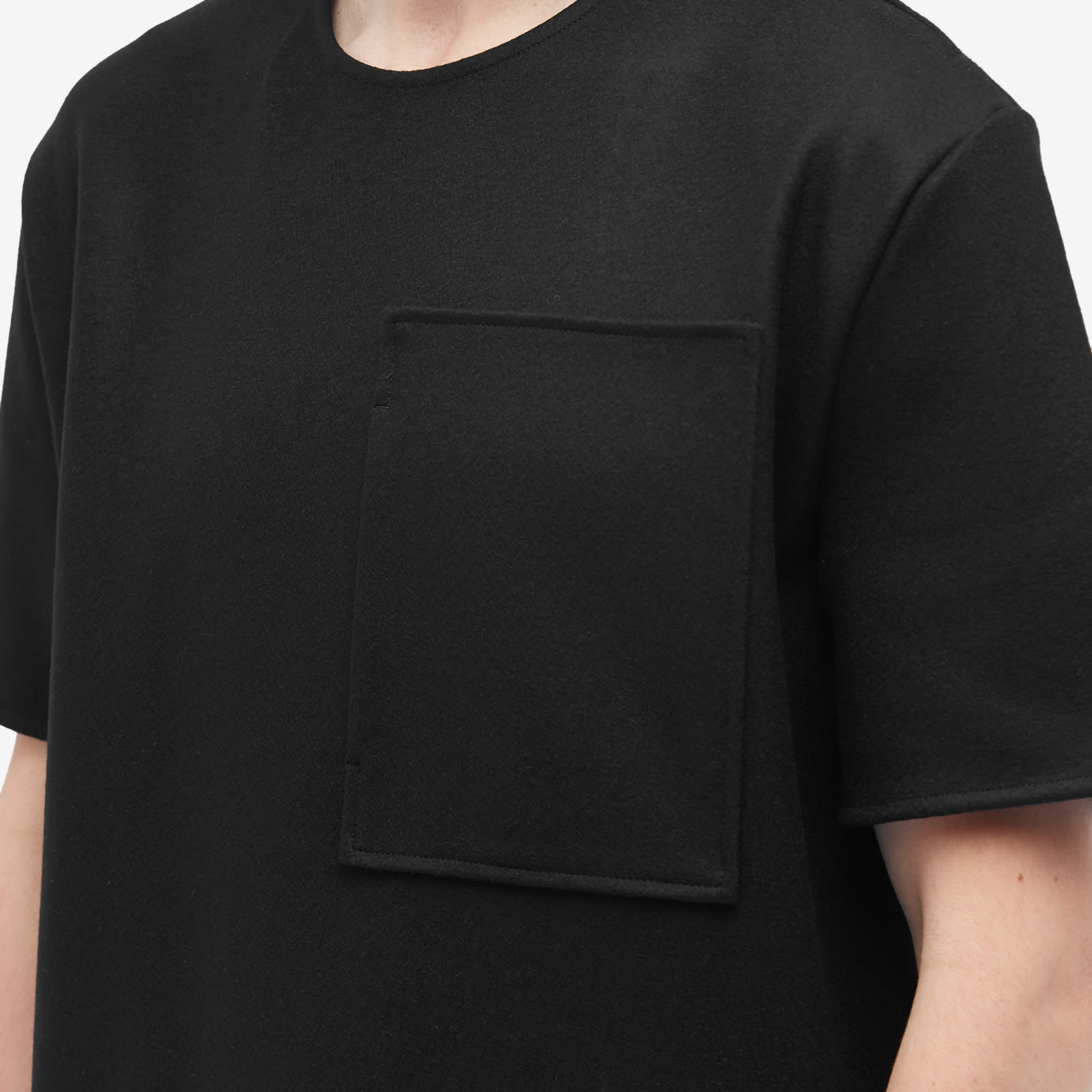 Jil Sander Patch Pocket Zip T-Shirt - 5