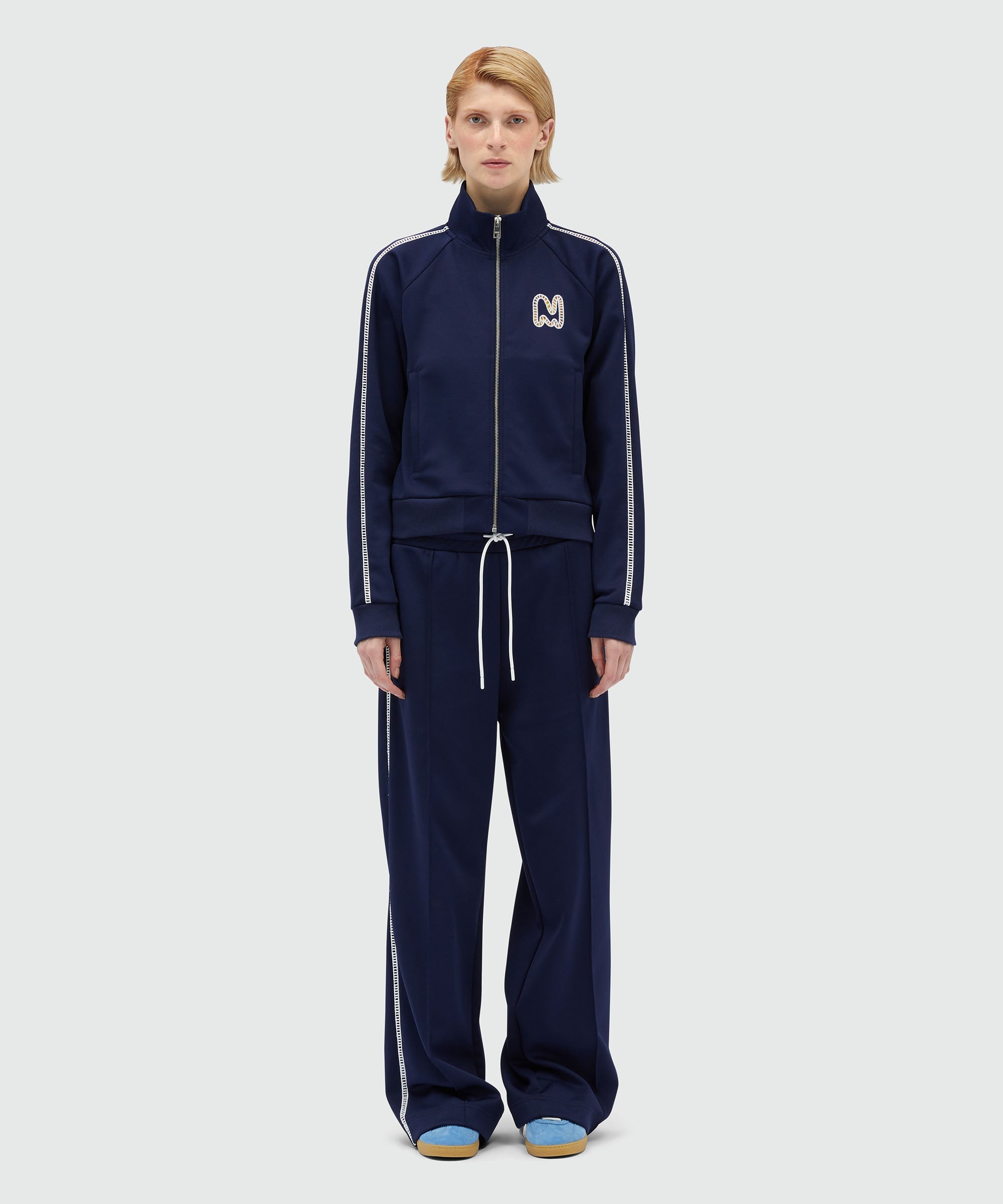 Cotton blend sweatshirt with "TheMwave" embroidery - 2