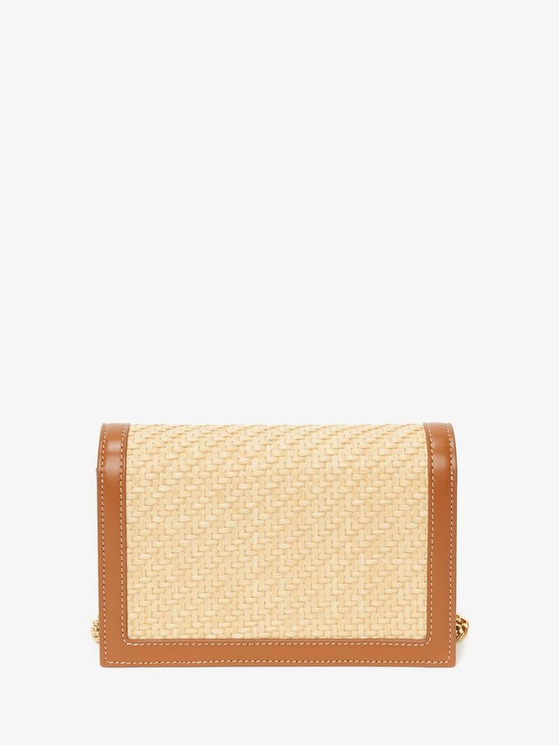 Small Rafia Skull Bag in Natural 3