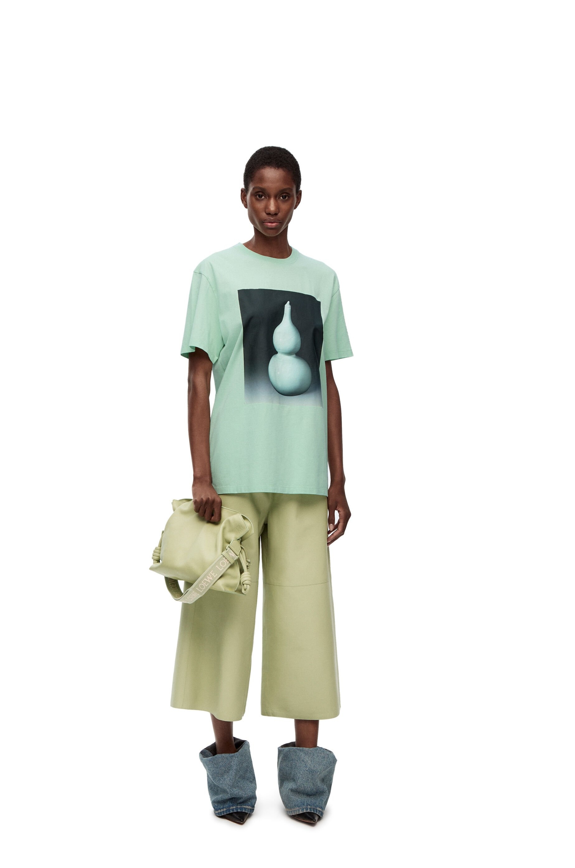 Ceramic print T-shirt in cotton - 2