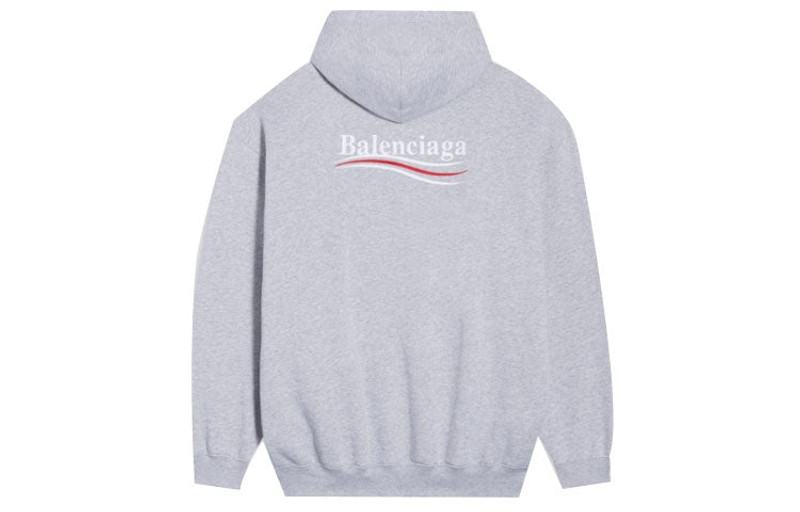 BALENCIAGA Balenciaga Political Campaign Hoodie Medium Fit 'Grey' 600583TKVI91379 outlook
