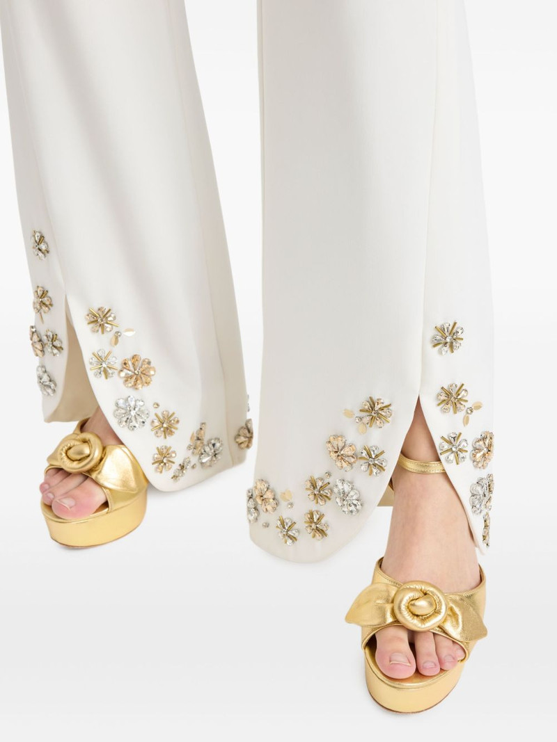 Tumbling flowers split trousers 4