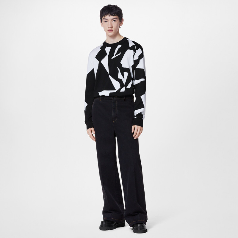 Louis Vuitton LV Abstract Houndstooth Crewneck outlook