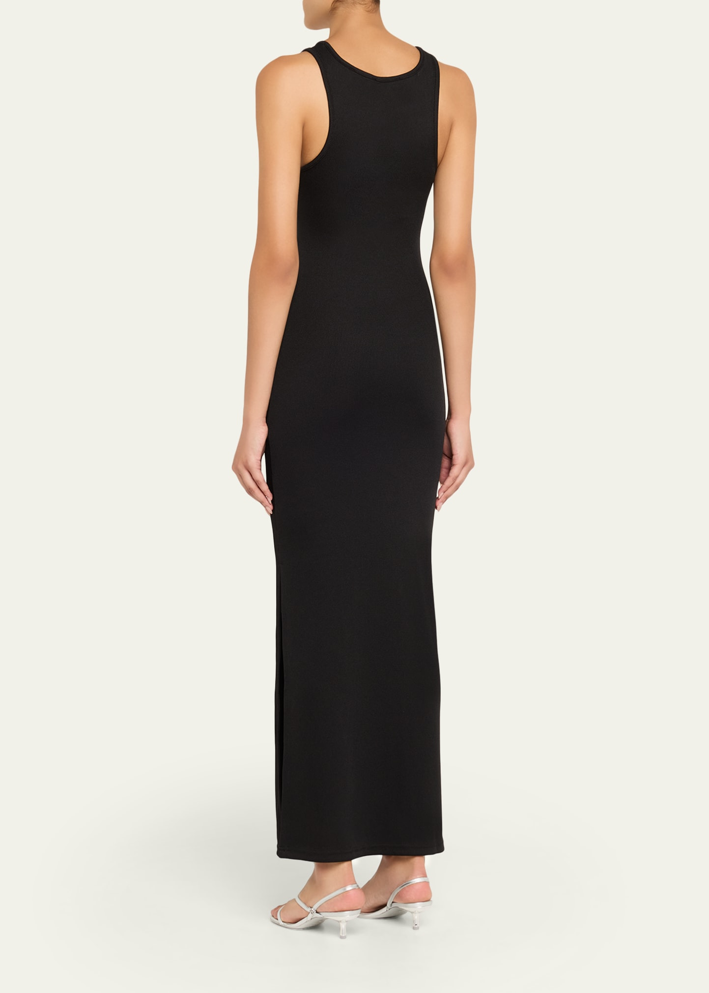 Crystal Pin Ruched Maxi Tank Dress - 3
