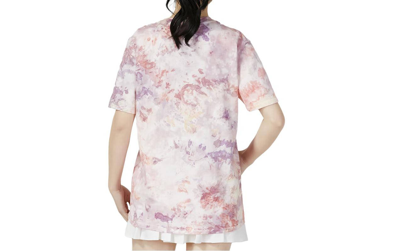 (WMNS) Vans short-sleeved printed T-shirt 'Pink' VN0A54KUZG7 - 2