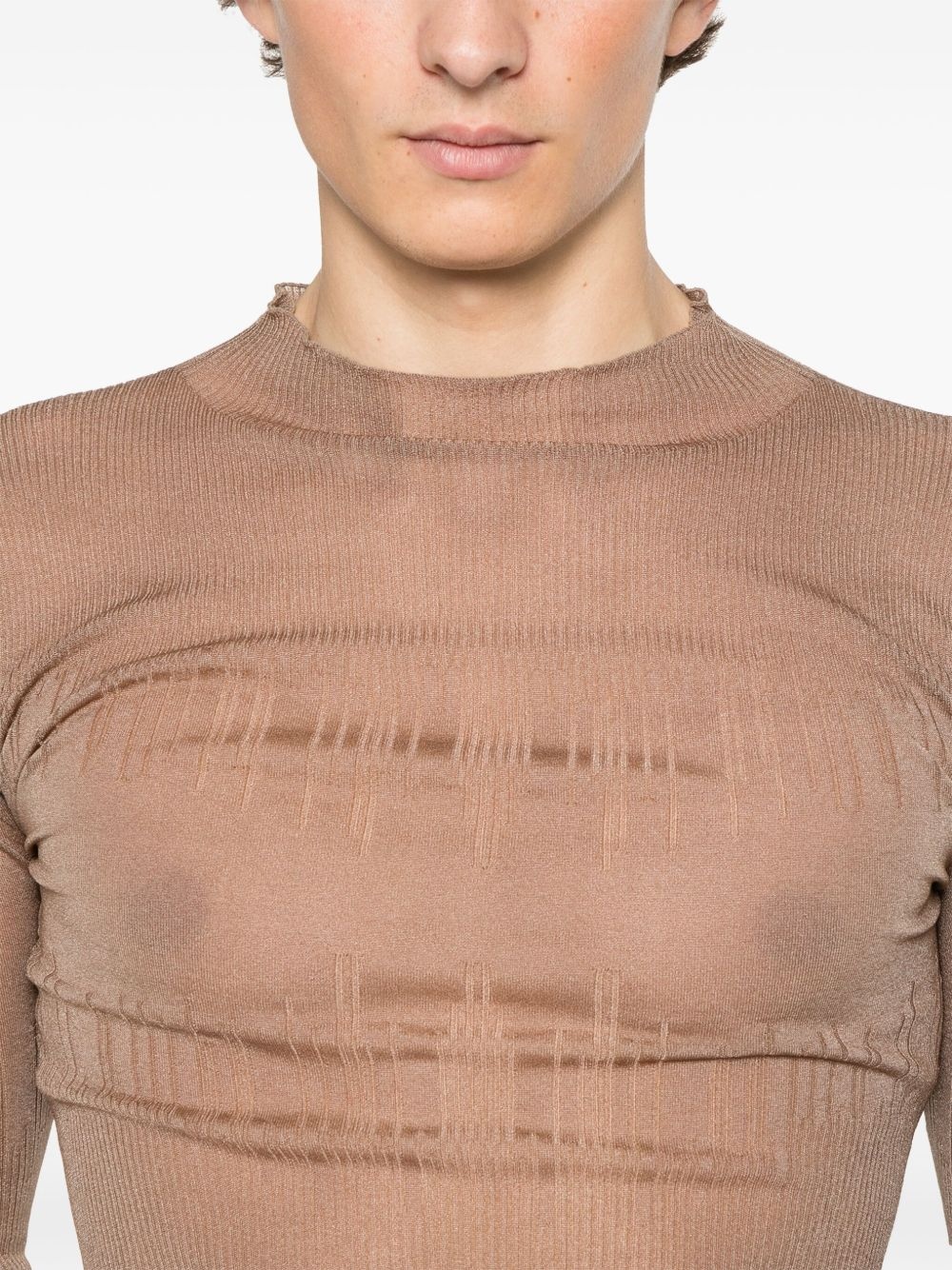 fine-ribbed sweater - 5
