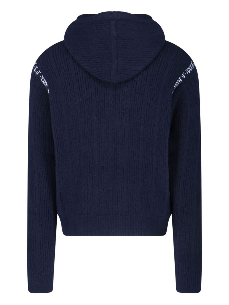Marni hooded zip-up cardigan outlook