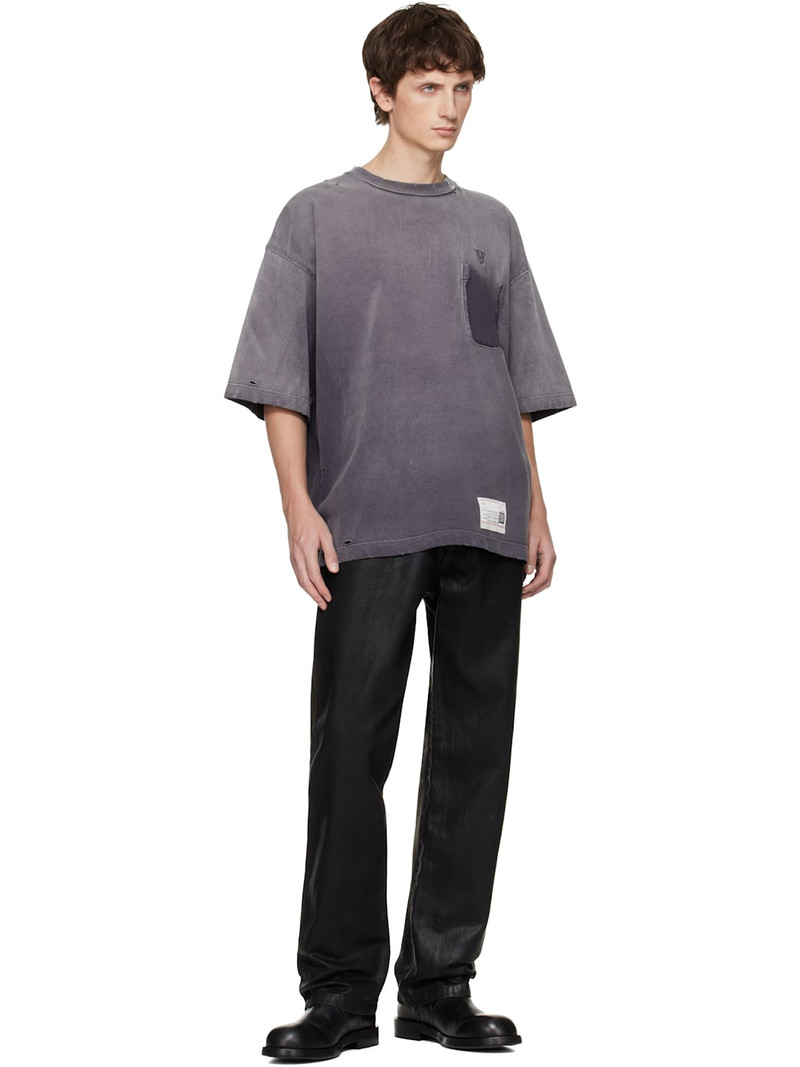 Maison MIHARAYASUHIRO Black Sun Faded Like T-shirt outlook