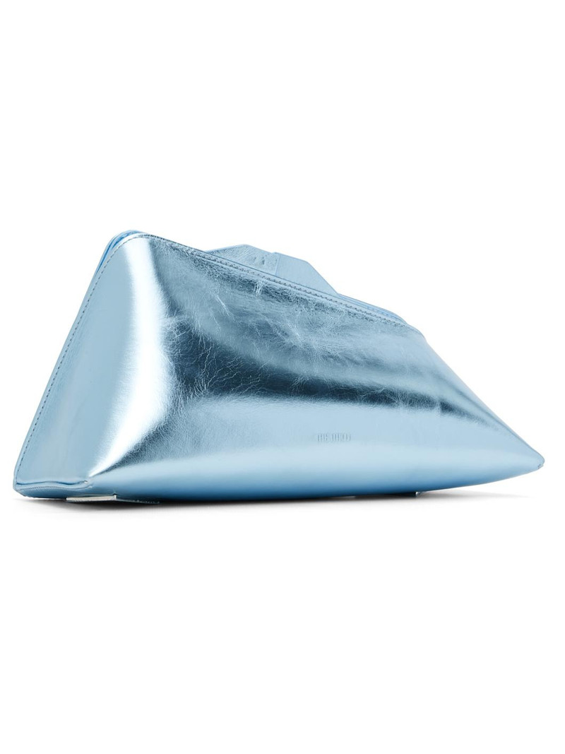 THE ATTICO Blue '8.30 PM' Oversized Clutch outlook