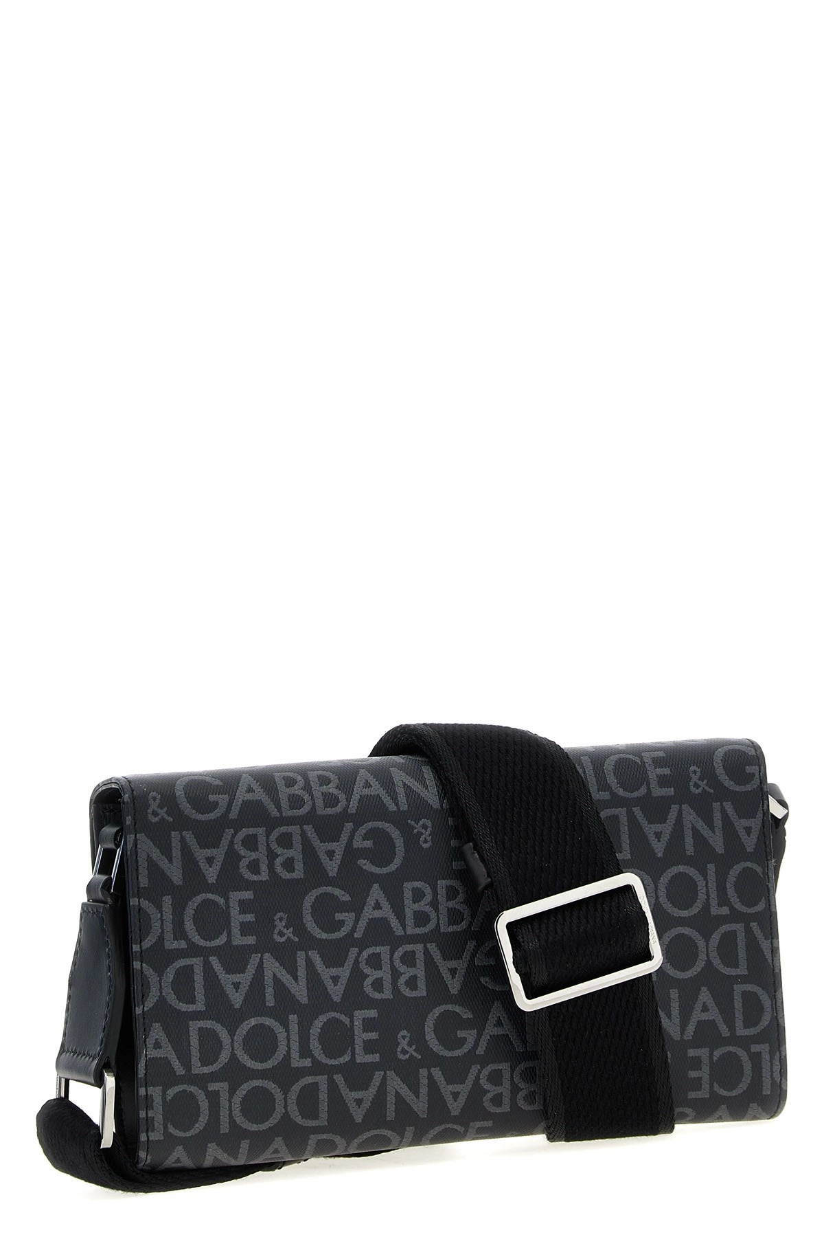 Coated jacquard crossbody bag - 3
