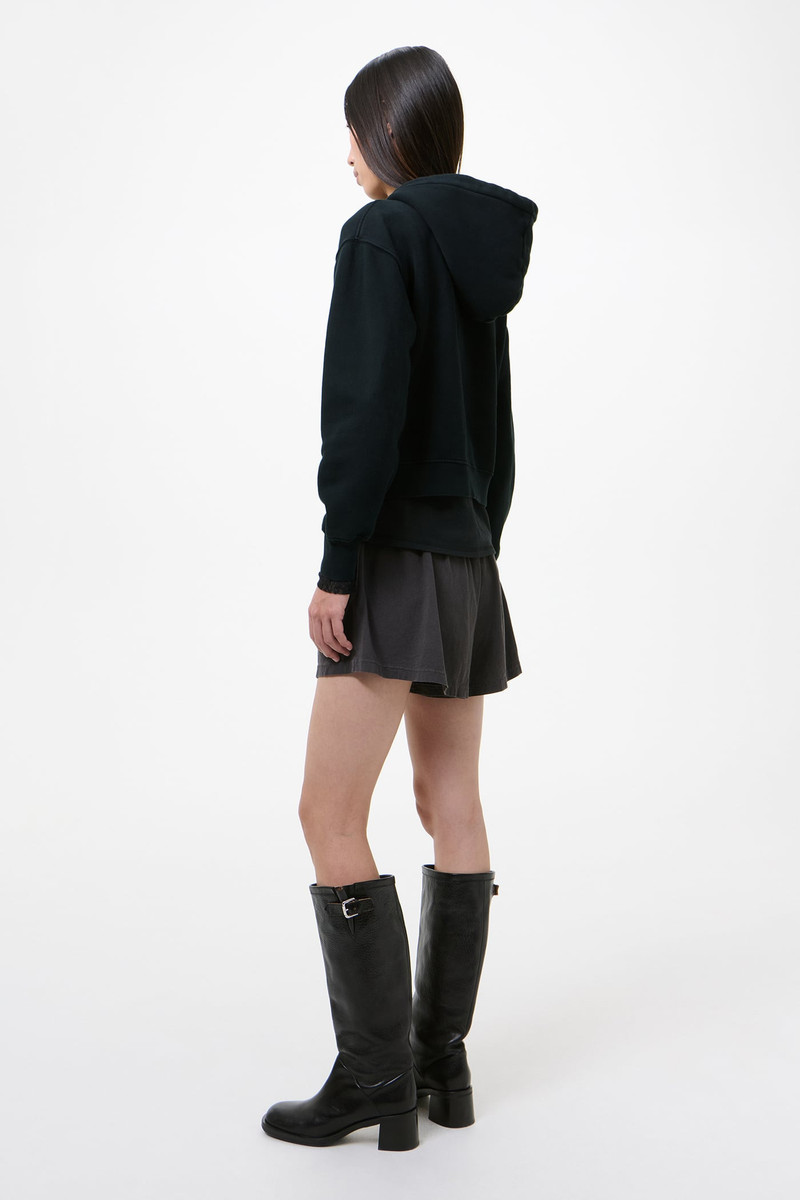 Mischief Hood Washed Black Star Fleece 5