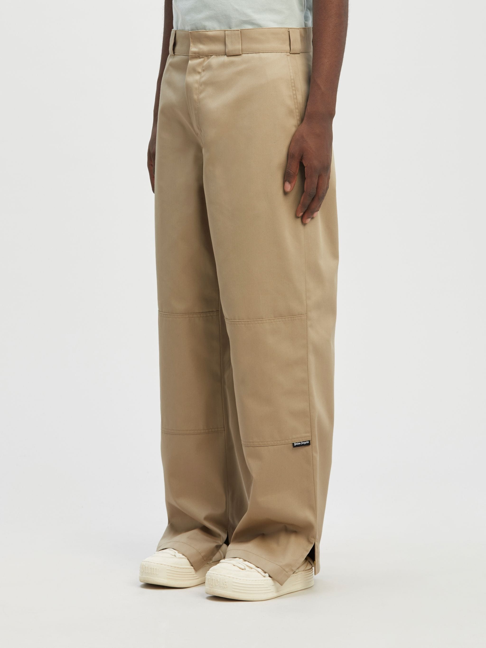 Reversed Waistband Chino Pants - 4