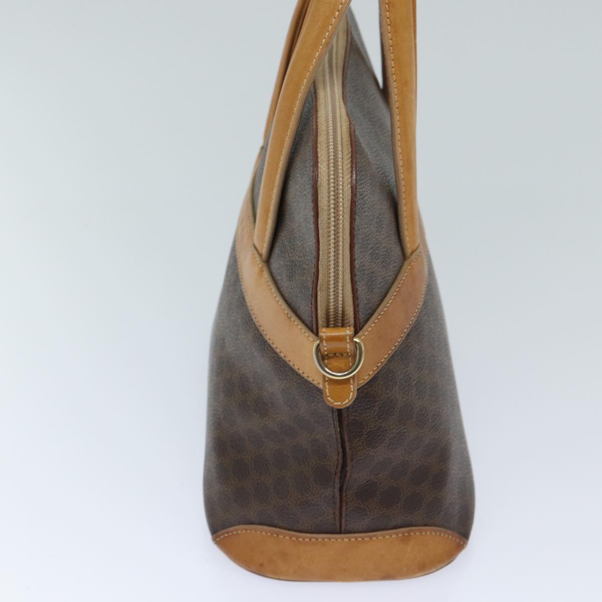 CELINE Macadam Canvas Hand Bag Pvc Brown - 3