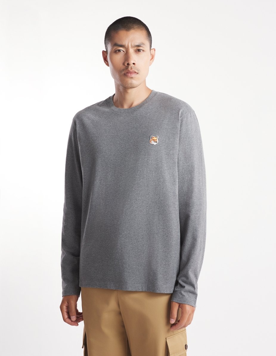 FOX HEAD PATCH REGULAR LONG SLEEVES TEE-SHIRT - 3