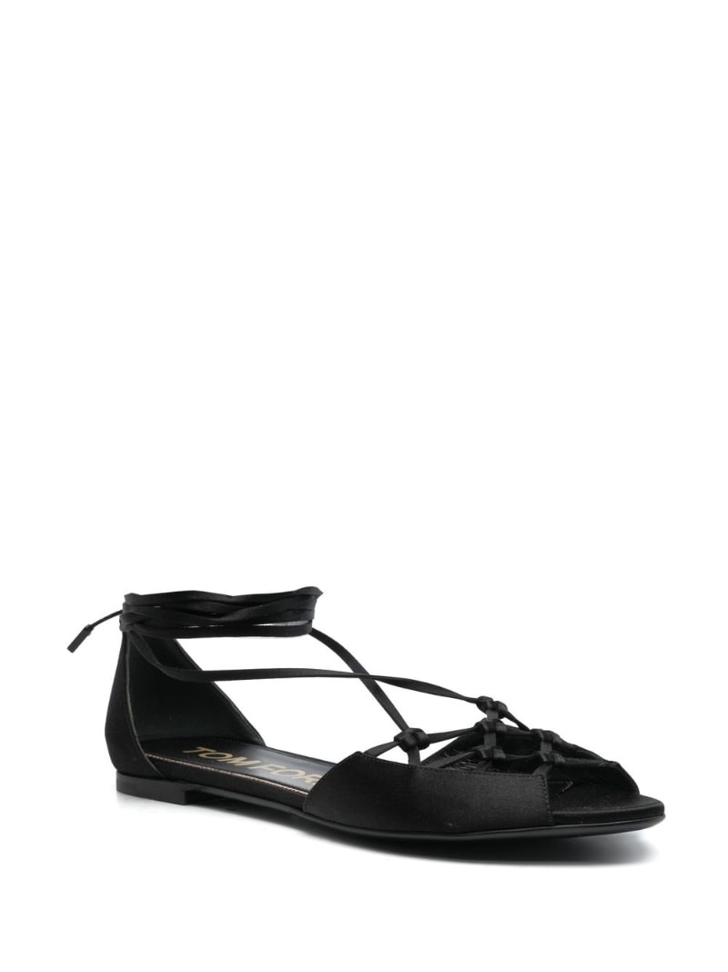 strap-detail open-toe sandals - 2