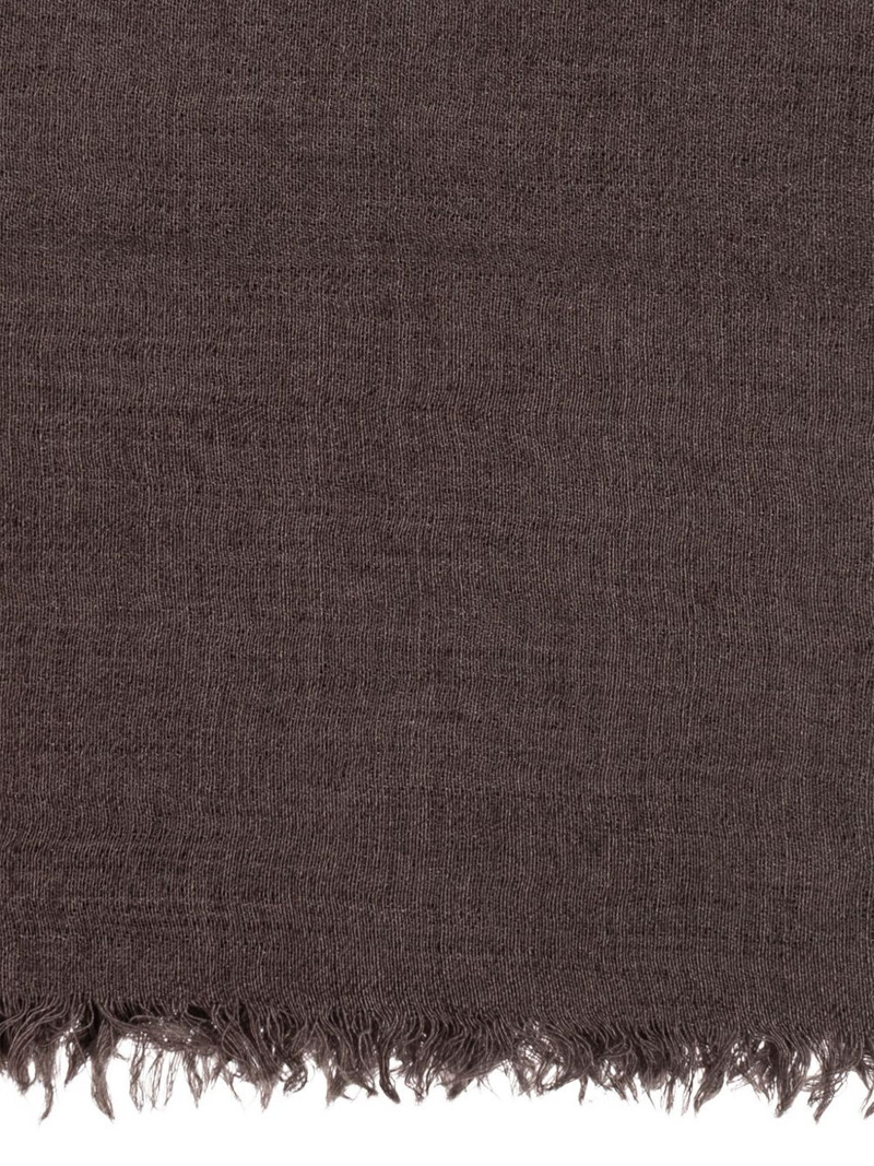 Rick Owens frayed scarf outlook