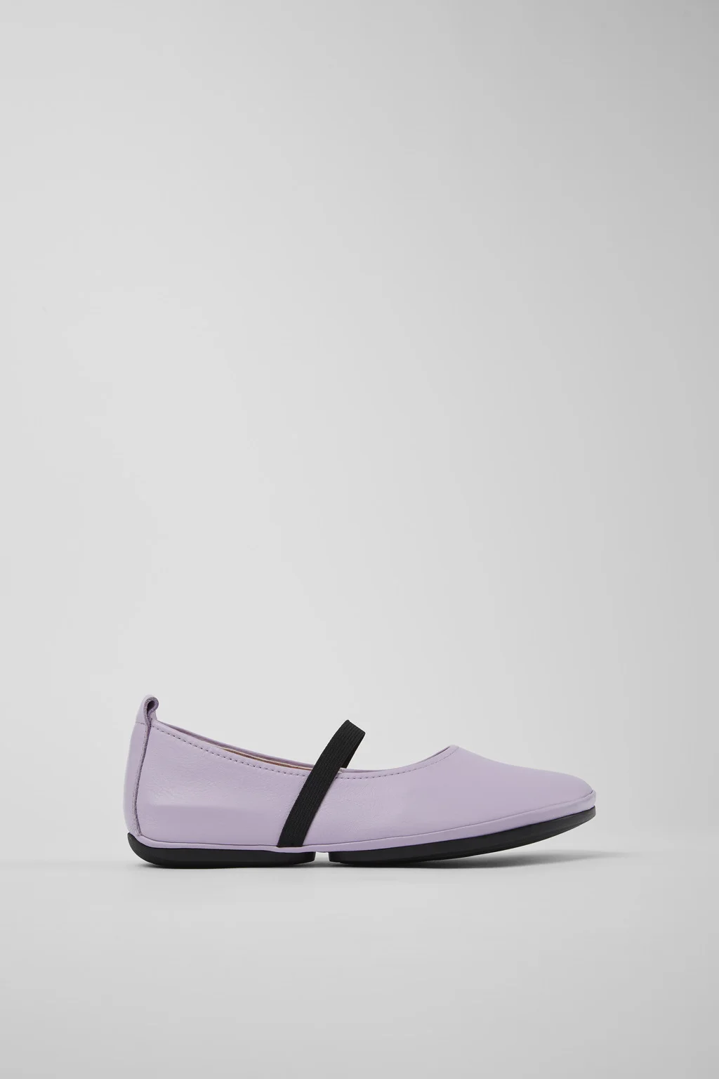 Right Purple Leather Mary Jane for Women - 1