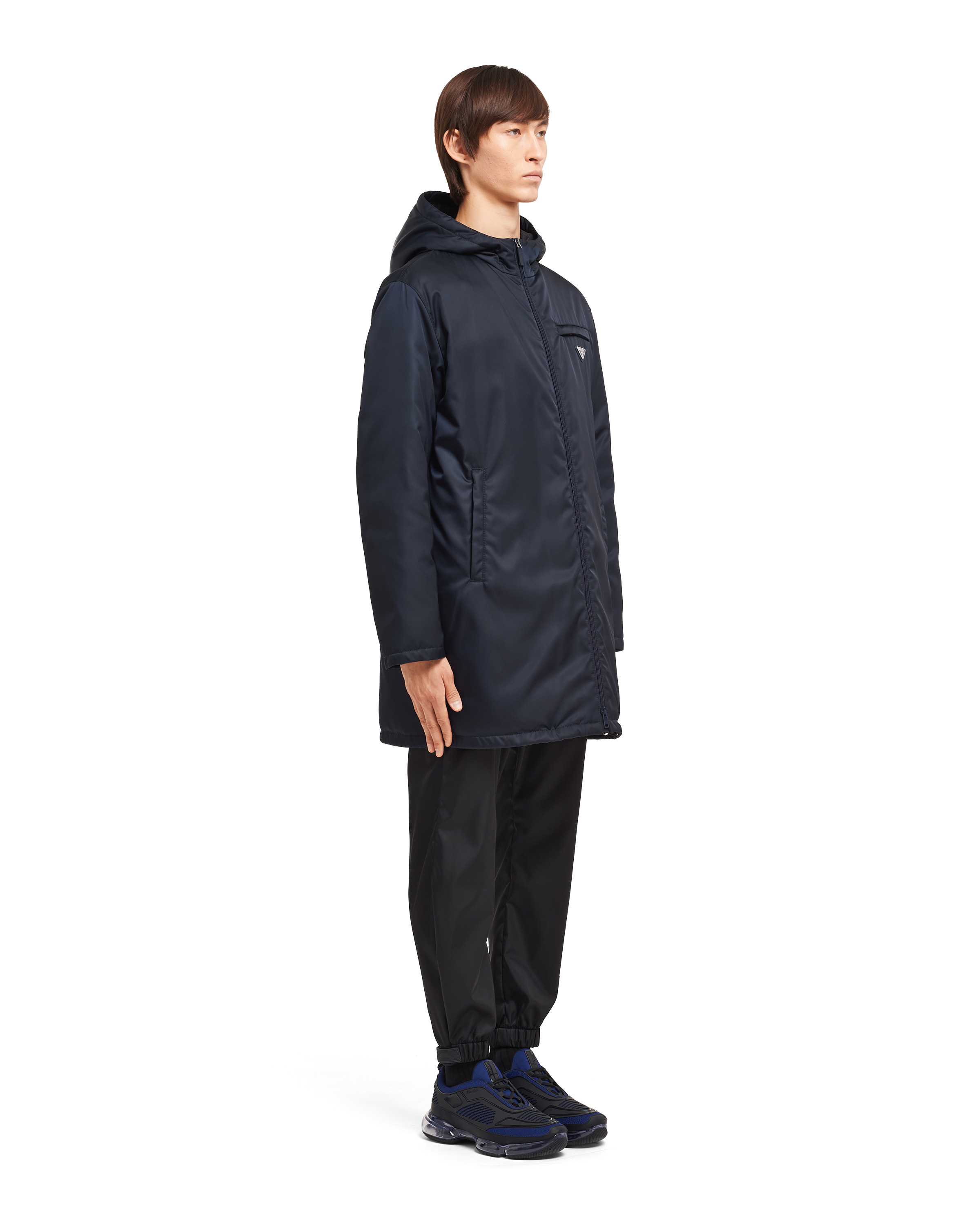 Re-Nylon gabardine puffer coat - 3