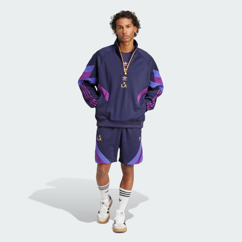 LA Galaxy Originals Half-Zip Crew Sweatshirt 5