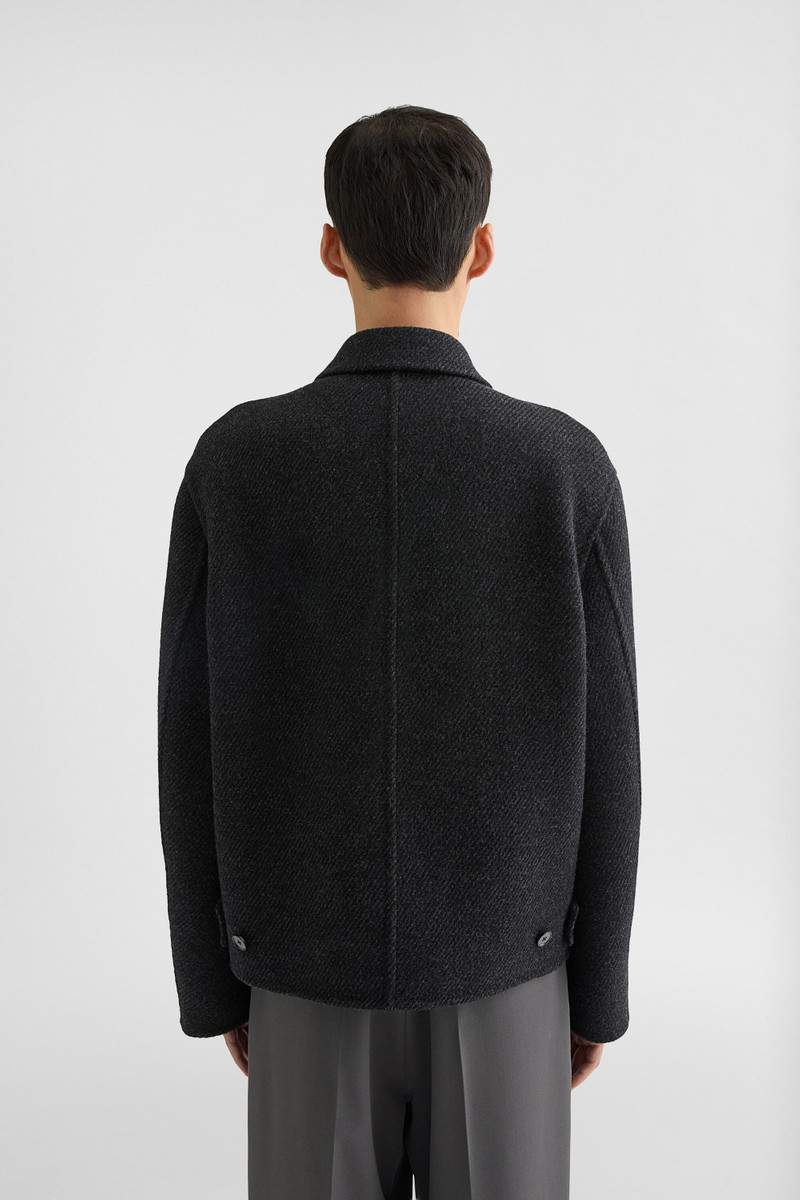 Lightweight Textured Wool Blouson 5