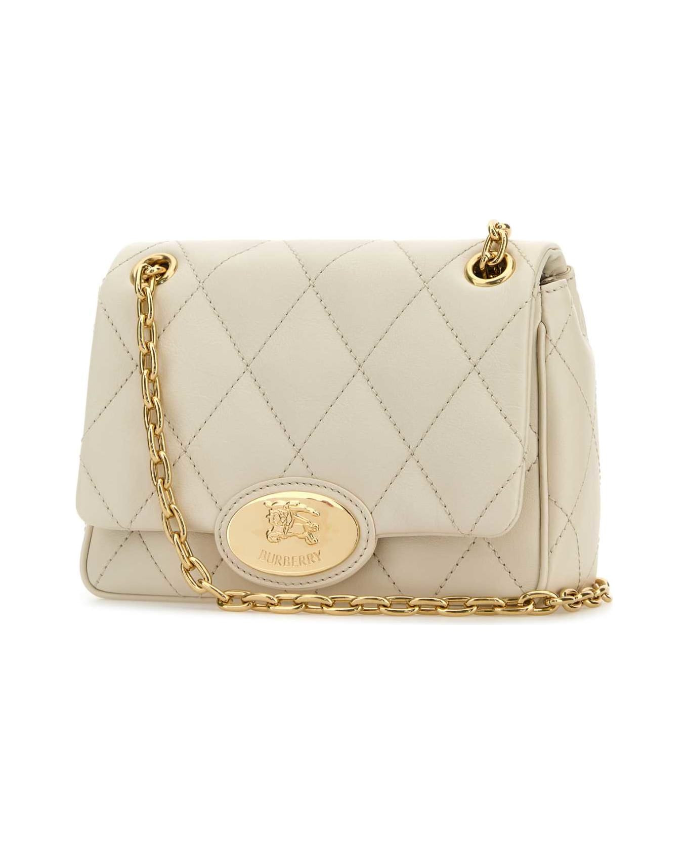 Ivory Leather Small Strand Shoulder Bag - 2