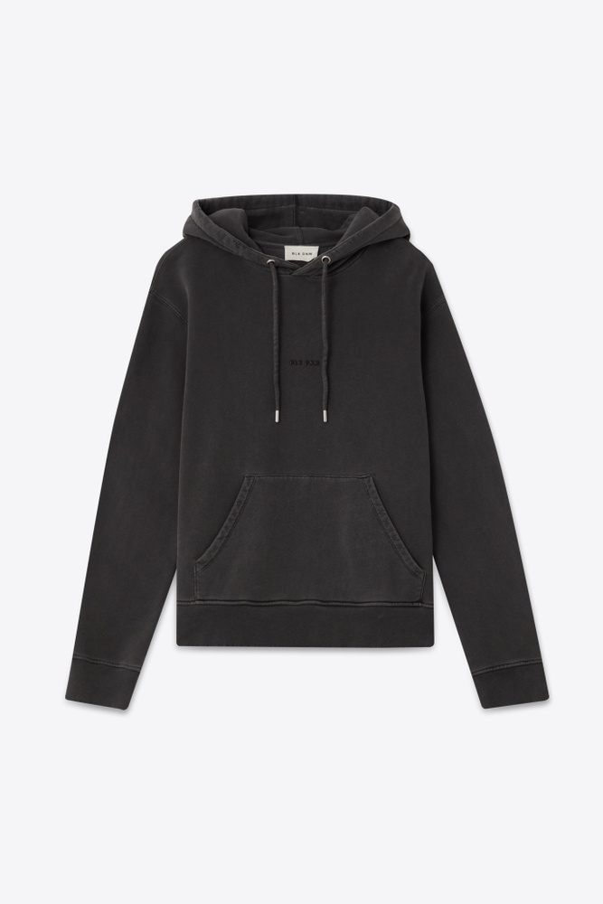 SWEATER HOODIE 02 WASHED BLACK - 2
