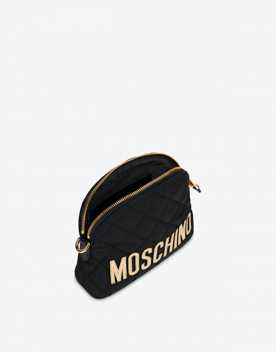 QUILTED SHOULDER BAG WITH LOGO - 3
